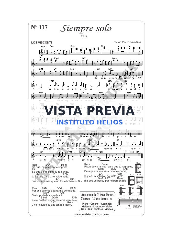 Vista previa de Siempre solo